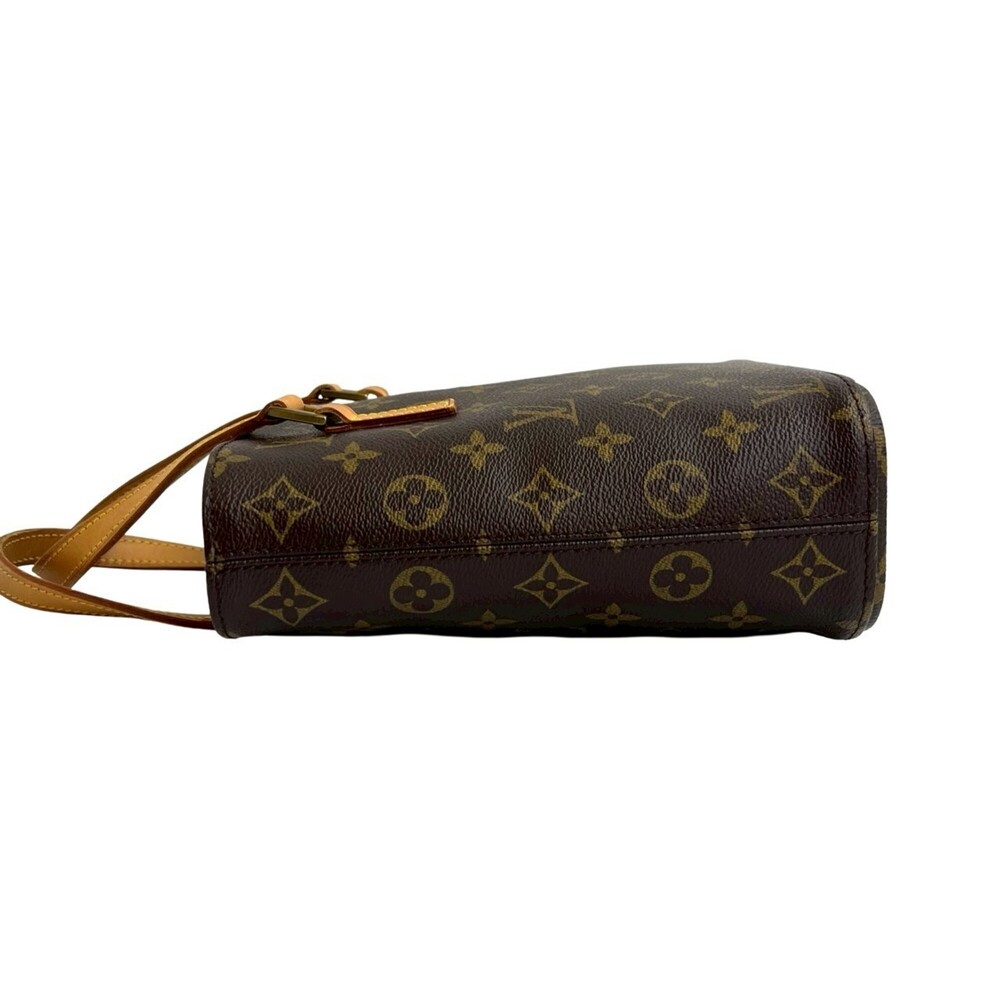LOUIS VUITTON Authentic Brown Monogram Leather Tote Bag - Picture 5 of 10